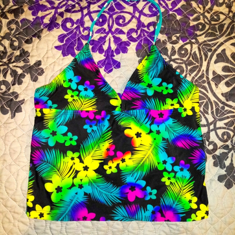 🔥Xhilaration Girls Tankini Top